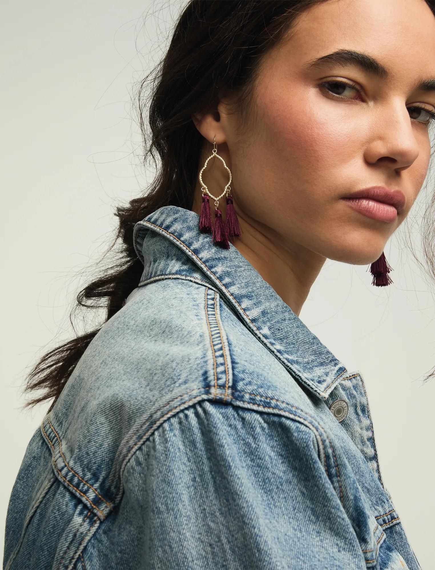 CLOVER_WITH_TASSEL_DROP_EARRINGS_710