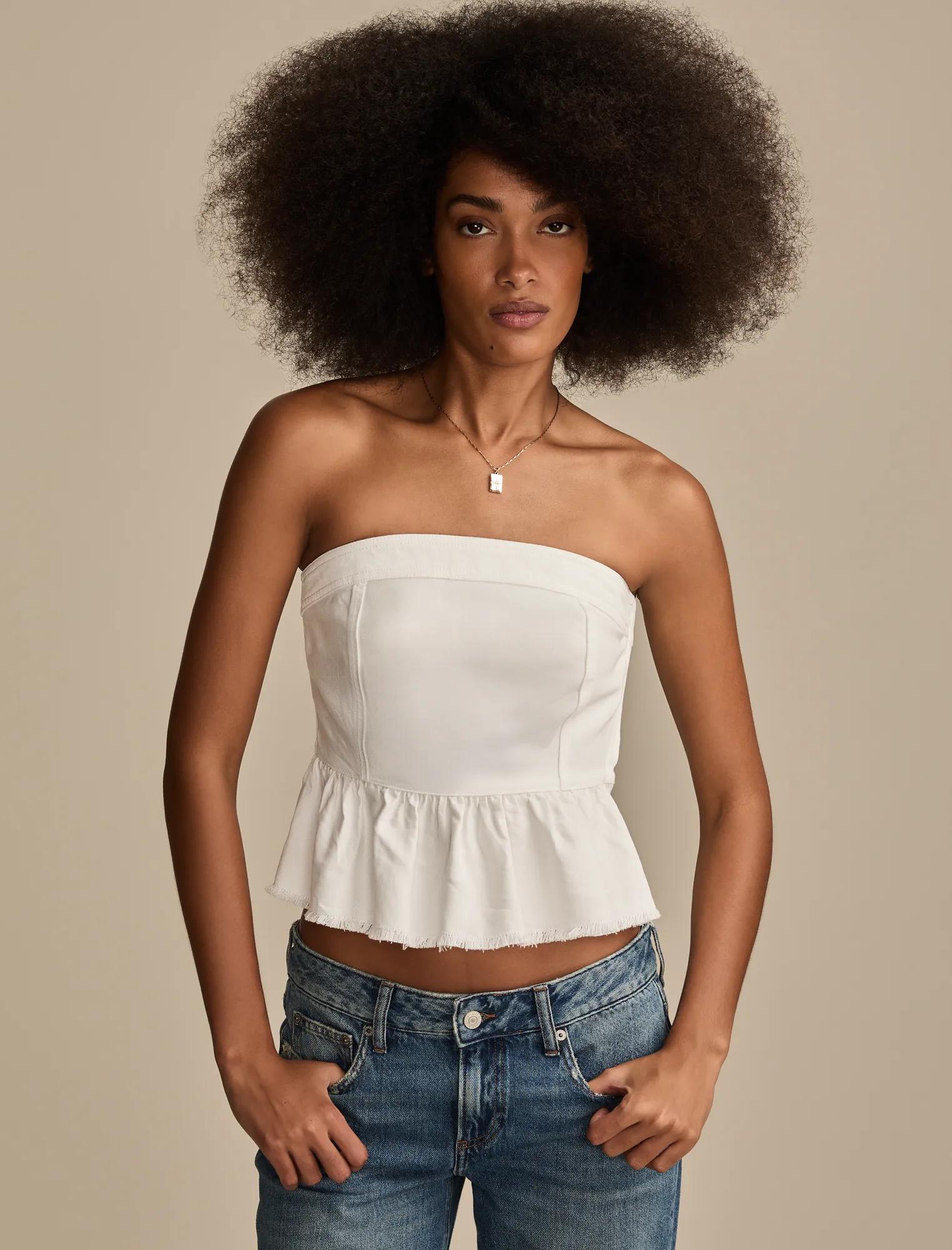 DENIM_STRAPLESS_PEPLUM_TOP_110