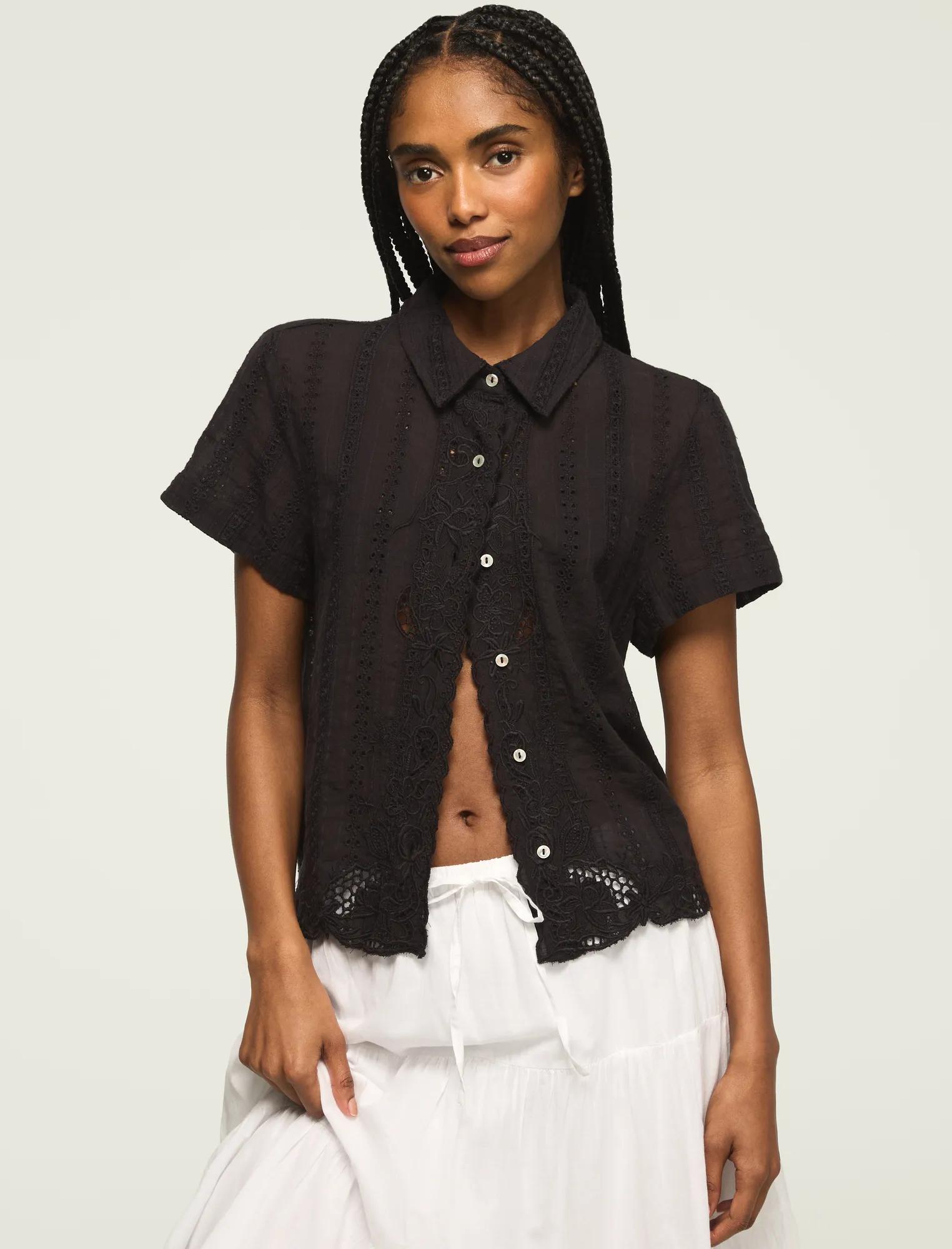 LACE_SHORT_SLEEVE_BOYFRIEND_BUTTONDOWN_001