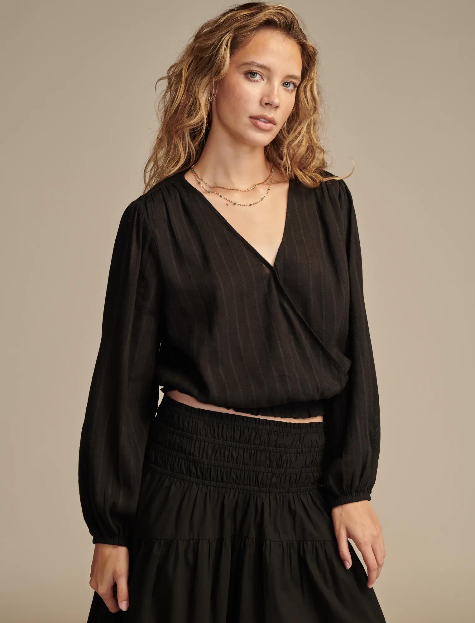 LONG_SLEEVE_WRAP_SMOCKED_TOP_100
