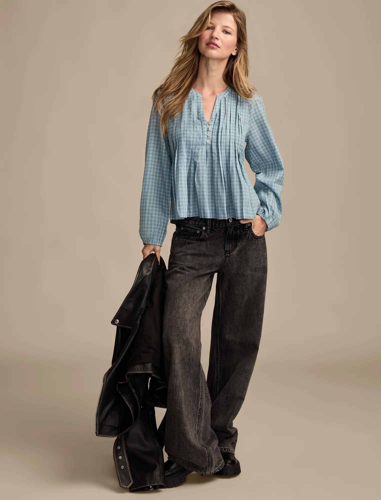 PINTUCK_LONG_SLEEVE_TOP_410