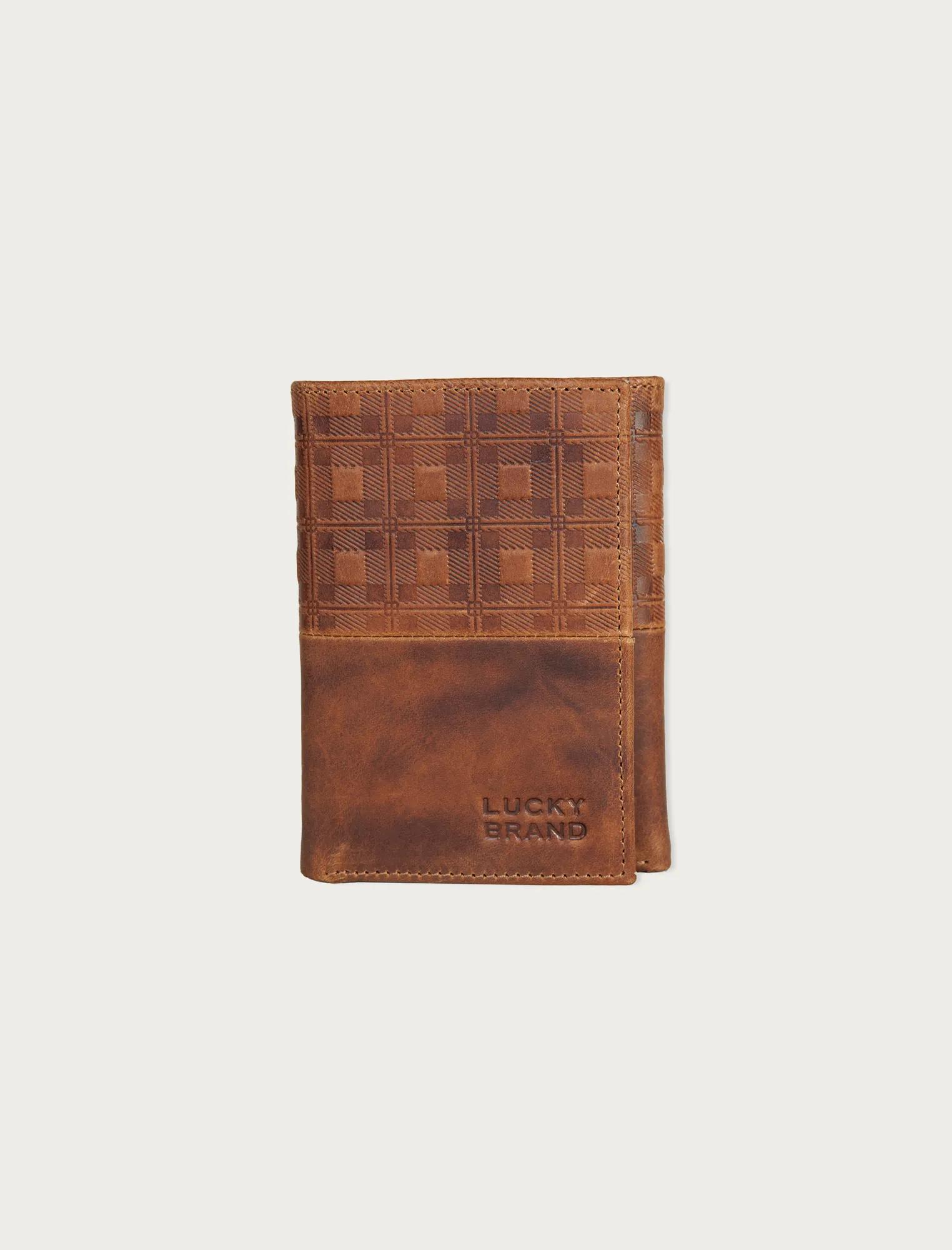 PLAID_EMBOSSED_LEATHER_TRIFOLD_WALLET_200