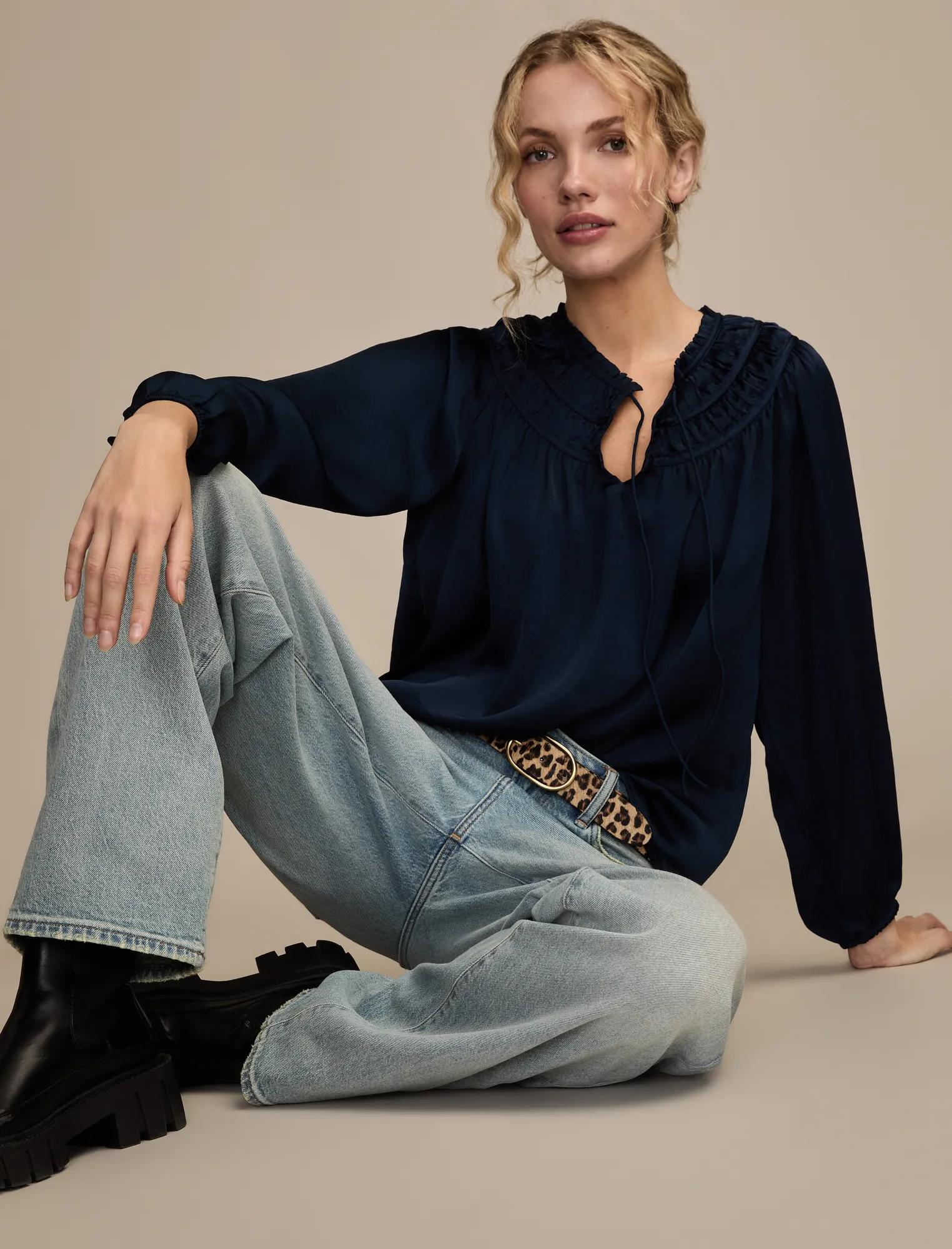 RUCHED_PEASANT_TOP_410