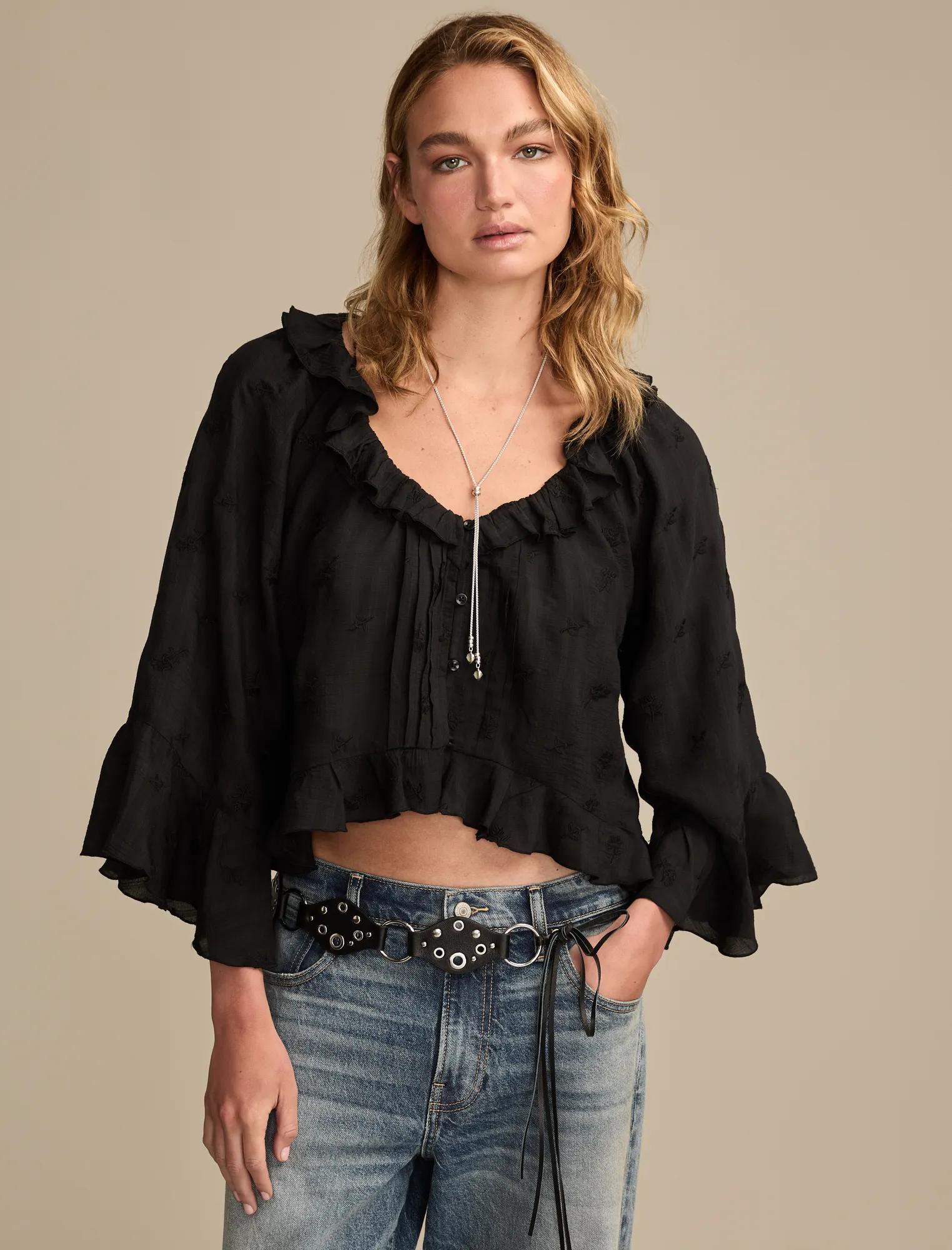 RUFFLE_V_NECK_LONG_SLEEVE_BLOUSE_001