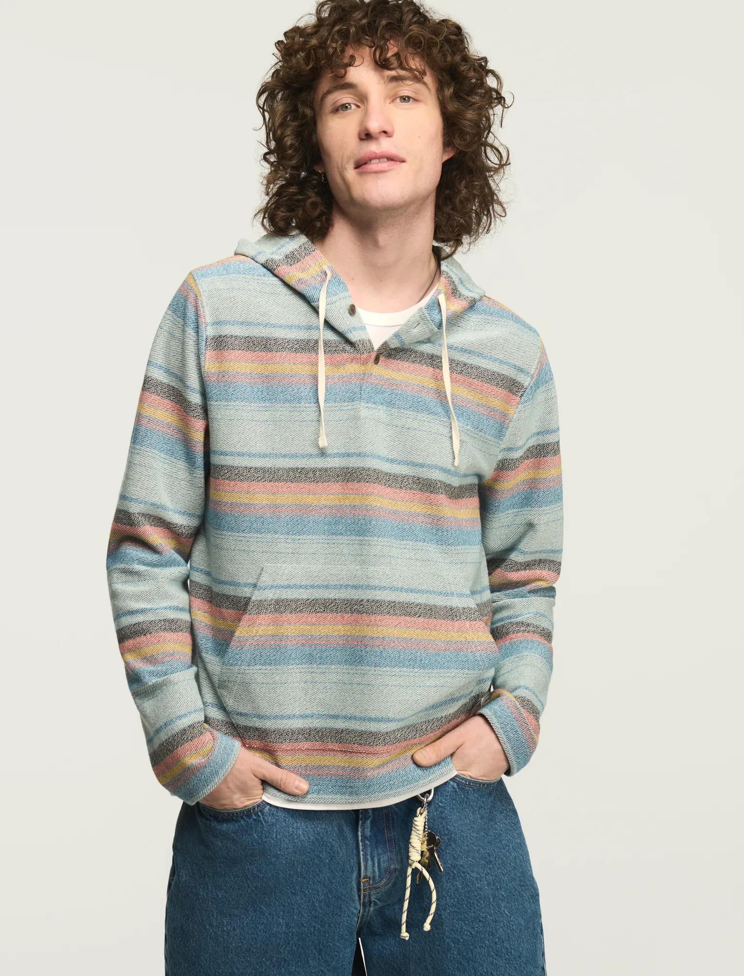 STRIPE_BAJA_KNIT_HOODIE_999