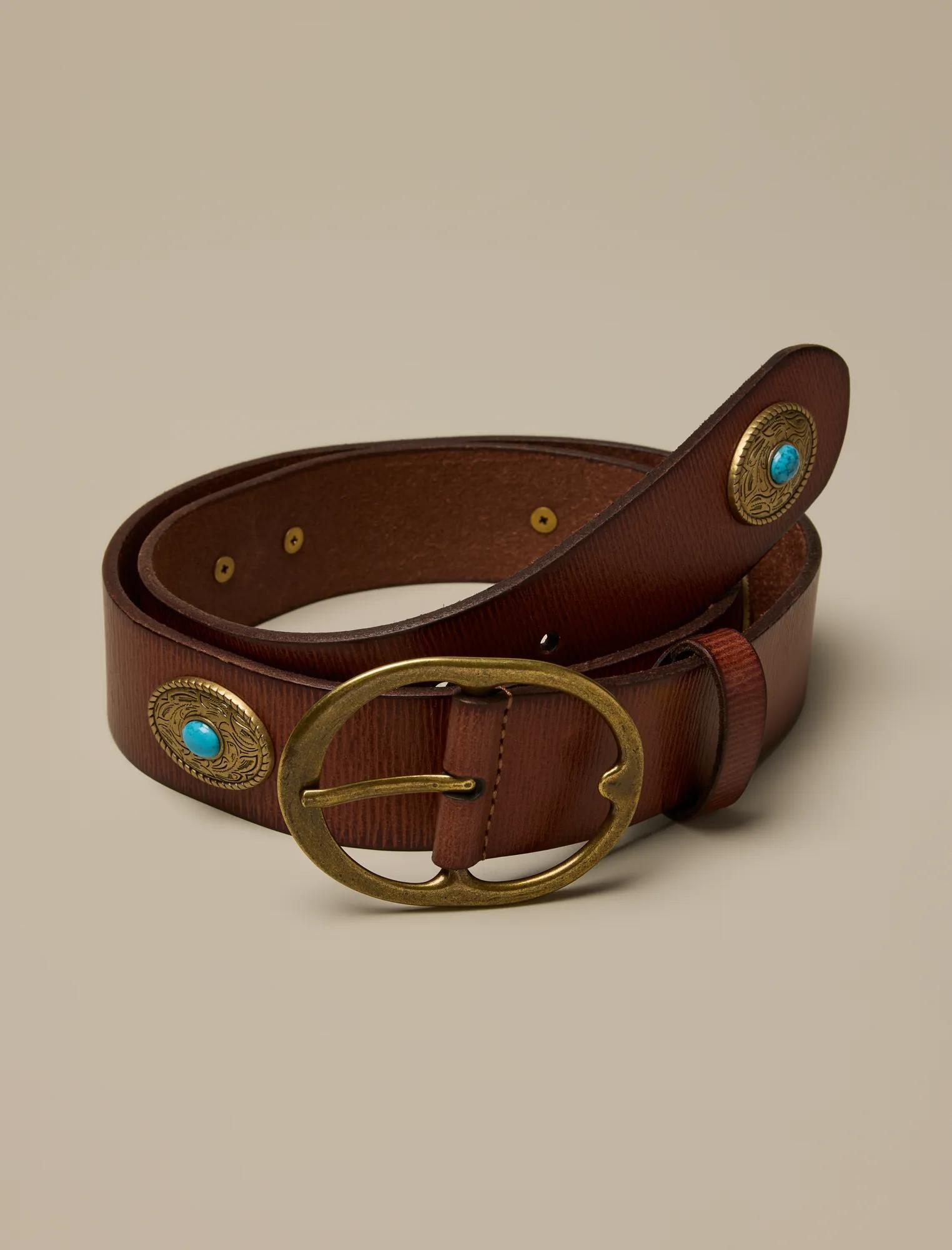 WESTERN_TURQUOISE_ORNAMENTED_LEATHER_BELT_240